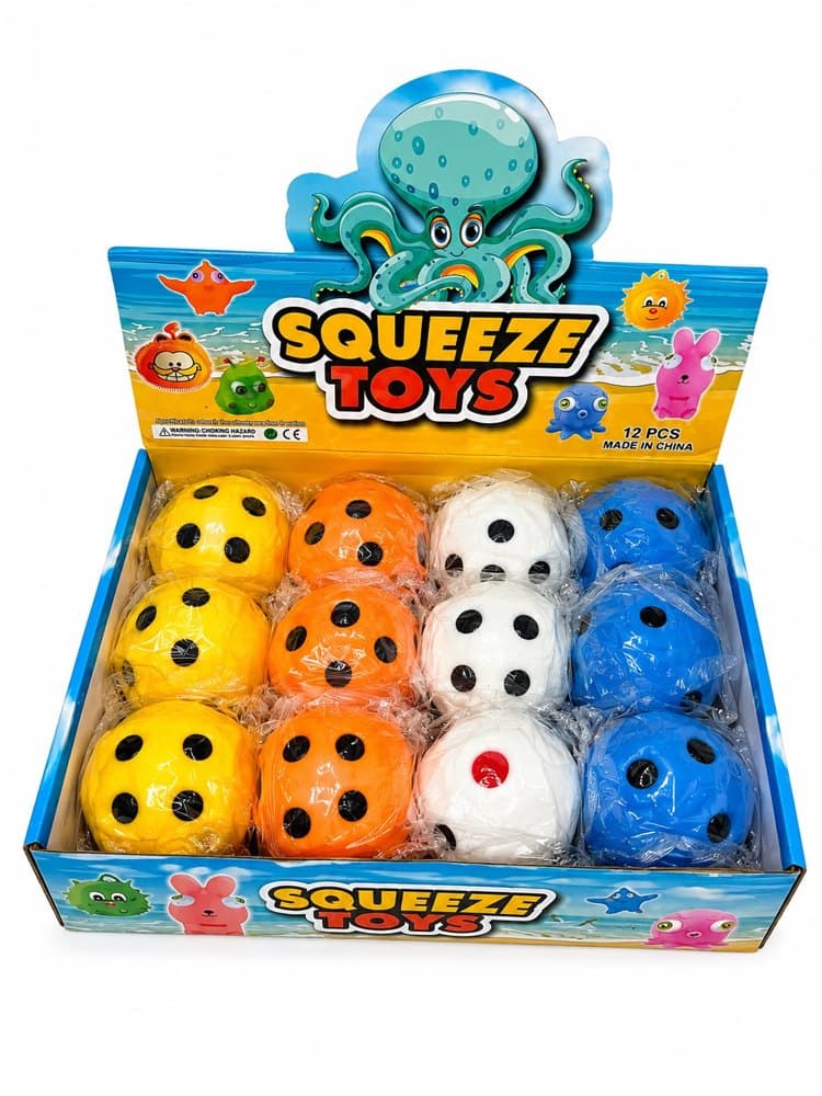 כדורי קוביות Squeeze
